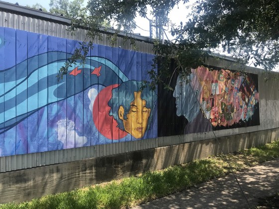 Mural at Art League Houston