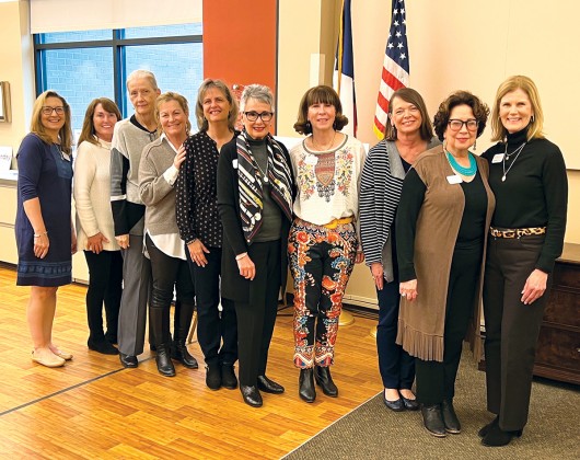 Frannie Gary, Ellen Goodrich, Mary Broussard, Kelly Mooz, Judy Thompson, Rebecca LeBlanc, Jane Howerton, Clare Friedman, Margie Bacile, and Elizabeth Jordan