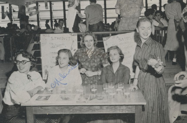 Eleanor Powers, Melanie Feeny, Helen Barners, Camilla Gramp, and Pat Faulkner