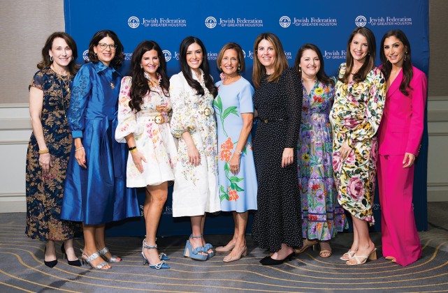 Robin T. Stein, Renée Wizig-Barrios, Rachel Strauss, Auna Freedman, Martha Kaplan Freedman, Monica Lewinsky, Emily Freedman, Ilana Freedman Hart, Arin Freedman