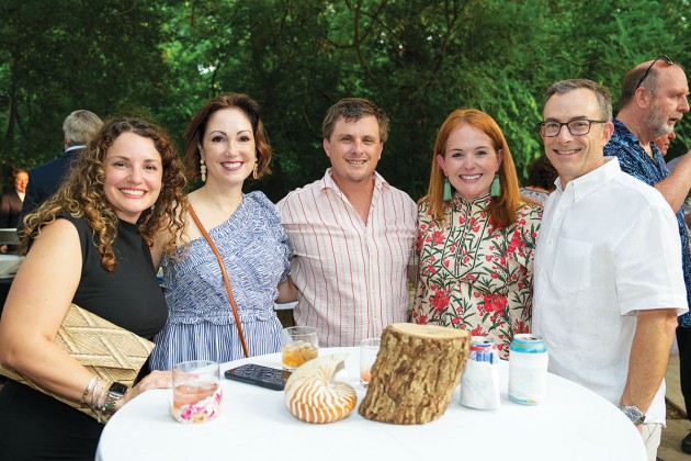 Stephanie Fleischer-Bell, Amie and Corbett Parker, and Meghan and Kenneth Lutschg