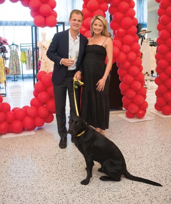 Nick and Allison Boulle (pictured, with Belle)