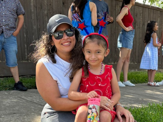 Mom and daughter