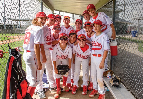 Bellaire Little League’s 12U baseball team in 2015