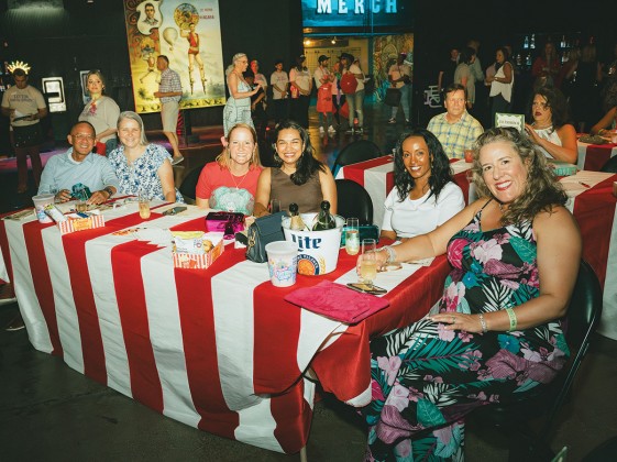 Hao and Rebekah Le, Michelle Cox, Lynn Nazareth, Helen Alfa, and Kelly Drakey