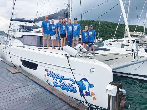 Scott Drysdale, Michele Hosko, Scott Frisbie, Frances Rubin, Tammy and Warren Simi, and Sue and Mitch Feinberg