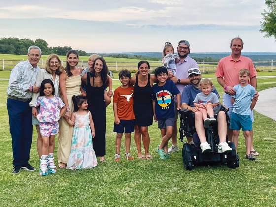 Michael Feinstein, Judy Feinstein, Emily Jalnos, Brandon Jalnos, Stacey Tally, Jesse Tally, Jeffrey Feinstein, Alli Feinstein, Sam Tally, Cowles Tally, Wells Tally, Mila Jalnos, Hattie Jalnos, George Feinstein, Joshua Feinstein, Julia Feinstein