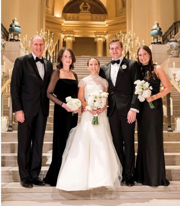 Mike Schwartz, Cass Schwartz, Katy (Berk) Schwartz, Mitchell Schwartz, and Lauren Schwartz