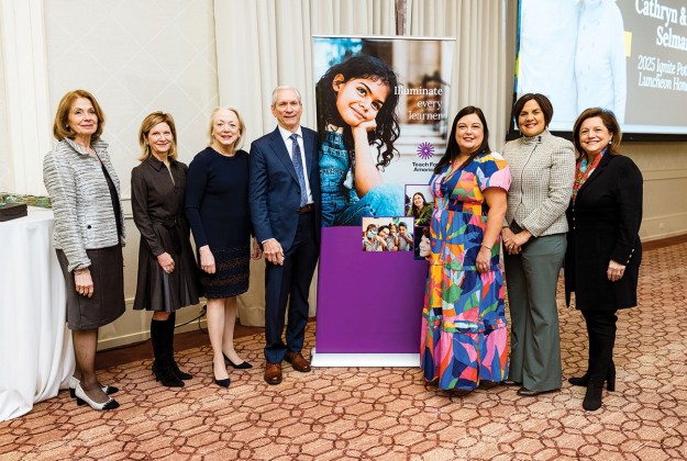 Deborah Cannon, Ann B. Stern, Cathryn Selman, Doug Selman, Tiffany Cuellar Needham, Elisa Villanueva Beard, and Lori Sherman