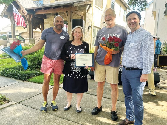 Fawaz Hashmi, Susan Sample, John Stokes, Matt Hart