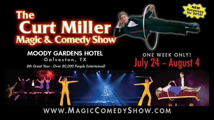 The Curt Miller Magic & Comedy Show 2016 at Moody Gardens