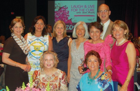 Jeannie Frazier, Nadine Eidman, Margaret Pfeiffer, G.G. Hsieh, Lourdes Hernandez, Allen Wilson, Dorothy Paterson, (seated, from left) Karen Funk and Arza Funk