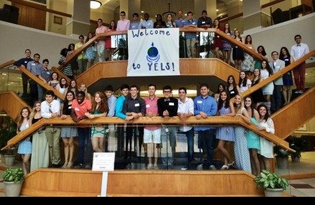 Students who participated in The University of Florida Young Entrepreneurs for Leadership and Sustainability program for high school juniors and seniors.