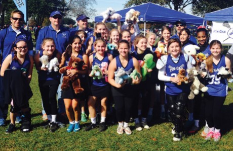 Pin Oak Middle School girls lacrosse teams