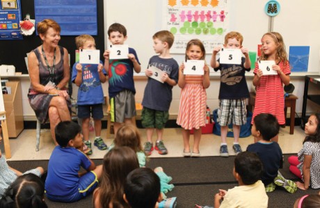 Kathy Higgins, Conrad Tamm, Jared Tolpin, Wyatt Valentine, Tova Staller, Hunter Weston and Sabrina Tamm