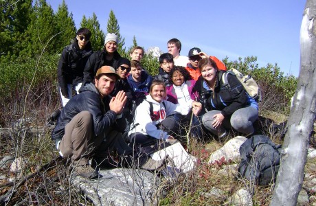 Class trip, group photo