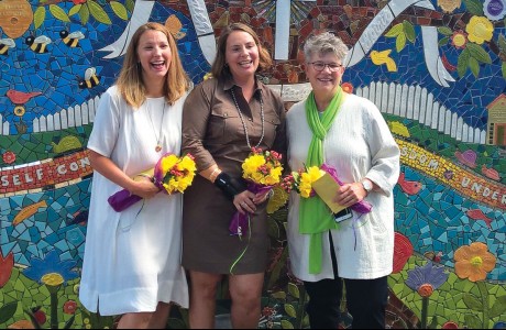 Katy Antill, Maggie Garza, Ann Harris