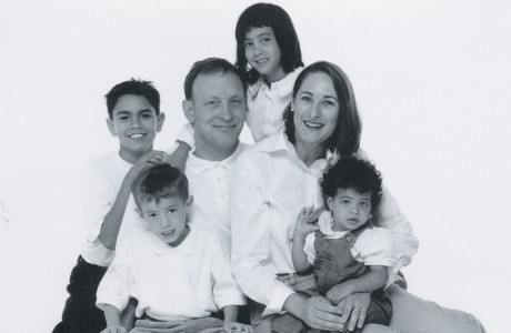 Sylvia and Randall Walker, with Alex, Anna, Alan, and Abby