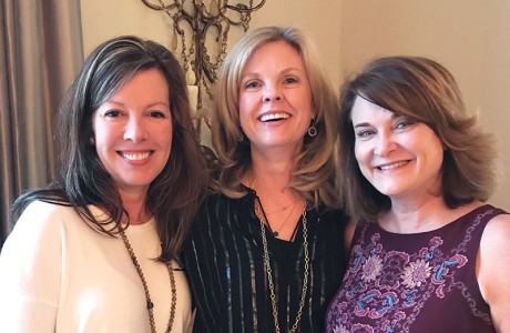 June Reeder, Paula Hunt and Tracy Peddie