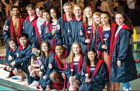 Lamar High School swimming and diving team