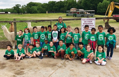 Condit Elementary School field trip to the Bayou Wildlife Zoo