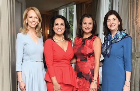 Susan Sarofim, Christina Morales, Marcie Mir and Roxann Neumann