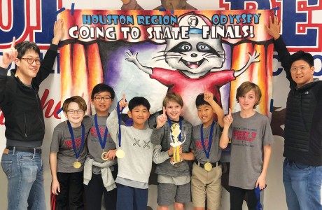 Odyssey of the Mind team at West University Elementary School