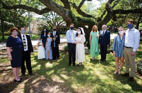 Backyard wedding