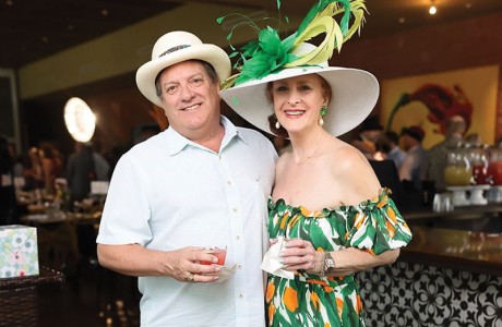 Cliff Haehl and Jana Phillips, who won Best Hat