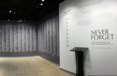 Never Forget exhibit