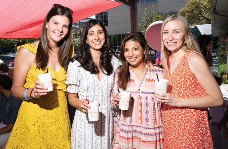 Alaina Nelson, Sarika Patel, Karishma Asrani, and Liz Arrigo