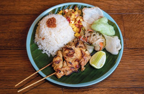 Wood-grilled chicken inasal