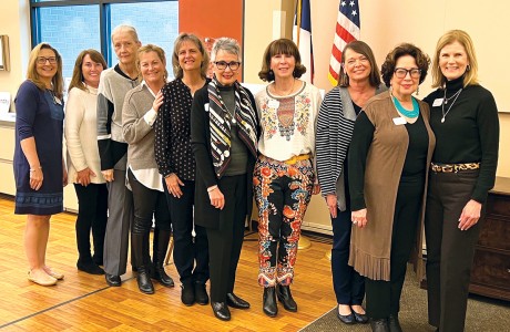 Frannie Gary, Ellen Goodrich, Mary Broussard, Kelly Mooz, Judy Thompson, Rebecca LeBlanc, Jane Howerton, Clare Friedman, Margie Bacile, and Elizabeth Jordan