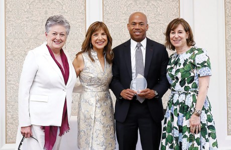 Terri Burke, Rosie Valadez McStay, Dr. Robert Hilliard, Susan Feigin Harris