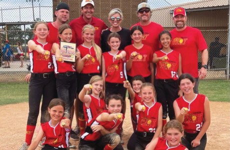 Spring Branch-Memorial Sports Association 10U Heat Red softball team