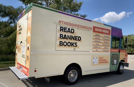 The Banned Books Wagon