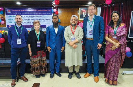 Dr. Diego Casali, Dr. Judy Becker, Abdul Khader Biplop, Dr. Selim Rokonujjaman, Dr. Richard Hubbard, and Dr. Rezwana Rima