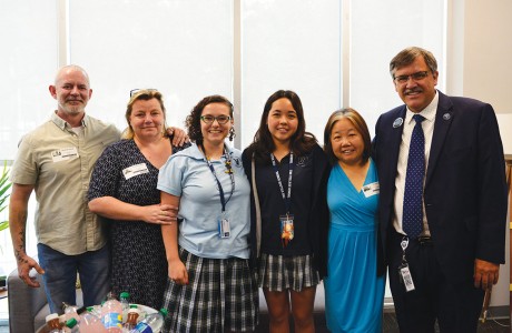 Andrew Greer, Shireen Greer, Ava Greer, Angela Pierce, Pei Pierce, Bill Delbrugge