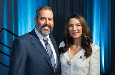 Luncheon co-chairs Brian Caress and Jessica Strehlow
