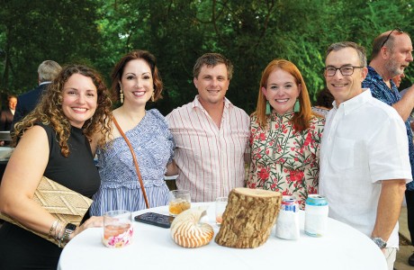 Stephanie Fleischer-Bell, Amie and Corbett Parker, and Meghan and Kenneth Lutschg