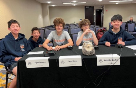 T.H. Rogers School’s Quiz Bowl A-Team