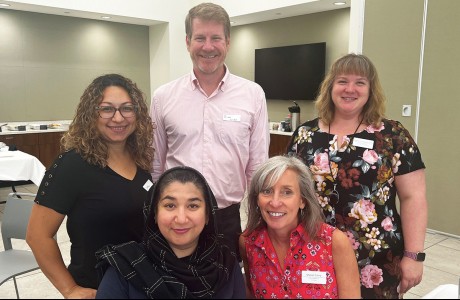 Jackie Delgadillo, Brian Witt, Megan Campbell, Mona Sharique, Sharon Citino