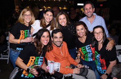 Judy Feinstein, Emily Jalnos, Kelly Masel, Brian Masel, Alli Feinstein, Jeffrey Feinstein, Leslie Bormaster, Kim Bormaster