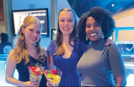 Sarah Vanlandingham, Sabine Lesniewicz, Charnele Pendarvis-Romero