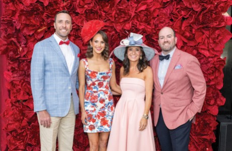 Maddy and Patrick Moffitt and Christina and David McAllen