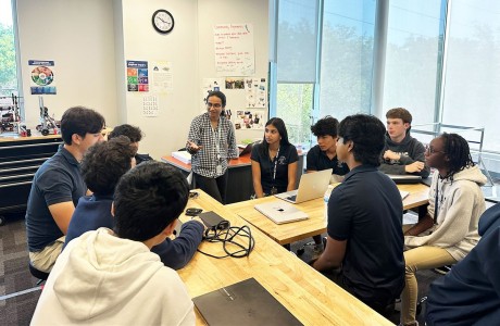 Computer Science students at The Village School