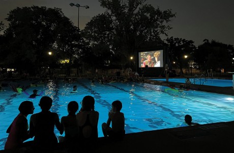 Dive-In Movie Night
