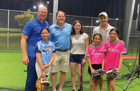 Macey Liebl, Annabelle Landrum, Shiloh Landrum, Michael Liebl, Daniel Pesikoff, Emily Pesikoff, Joshua Landrum