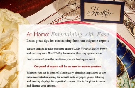 Entertaining with Ease at Bering's