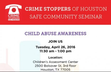 Child Abuse Awareness Safe Community Seminar